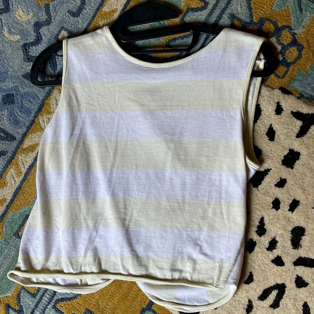 Vintage Yellow Stripe Tank